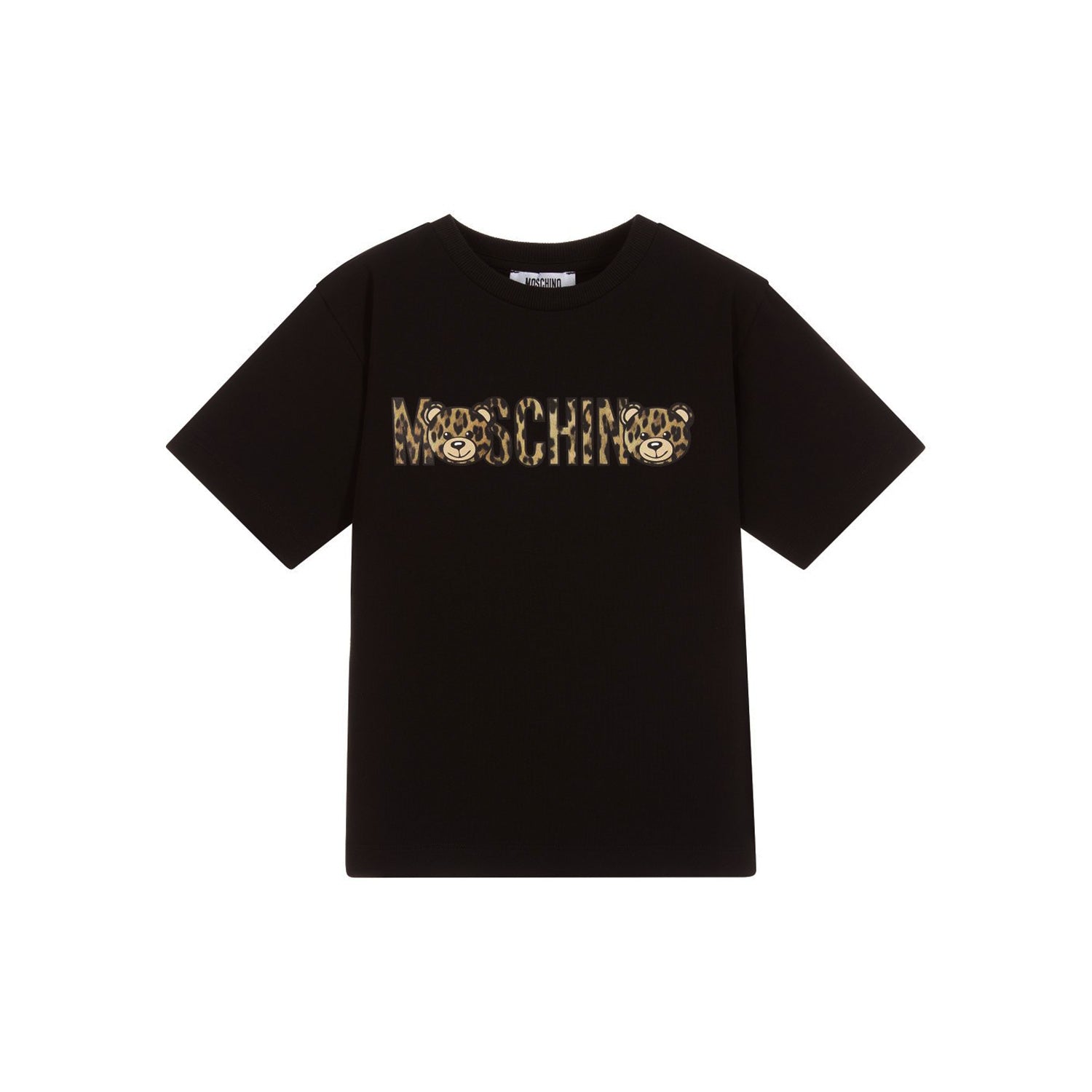 Moschino Kids Maxi Leopard Logo T-Shirt 