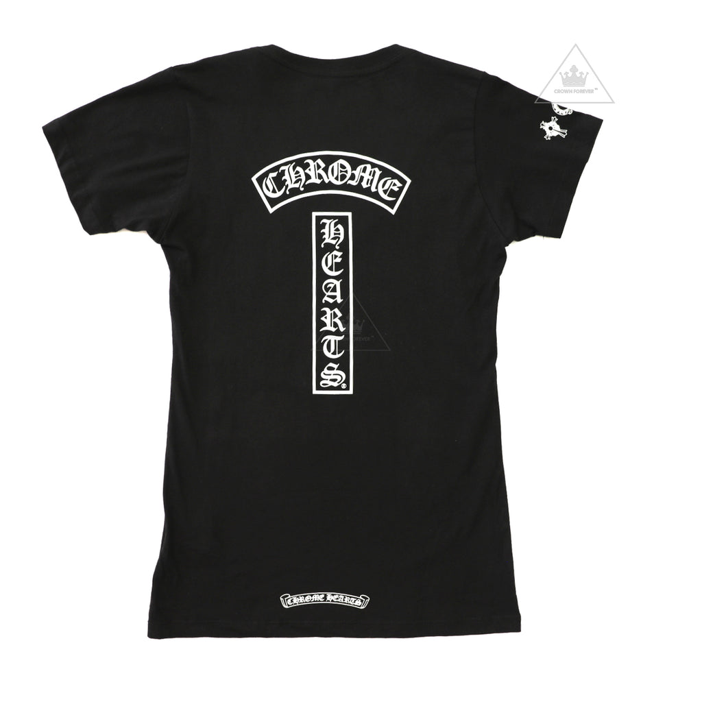 Chrome Hearts Women's T Logo V-Neck Tee – CROWN FOREVER