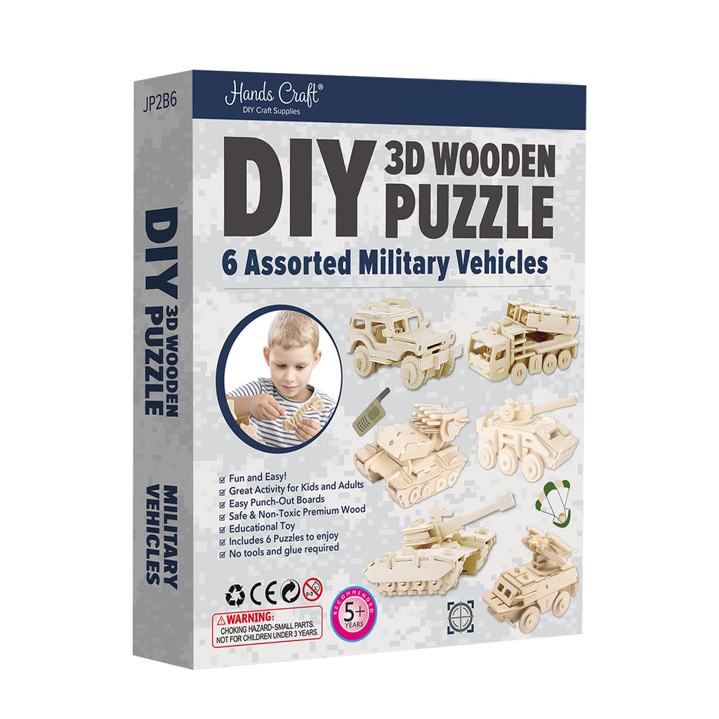 Up To 50% Off on DIY 3D Wooden Puzzle, Assorte