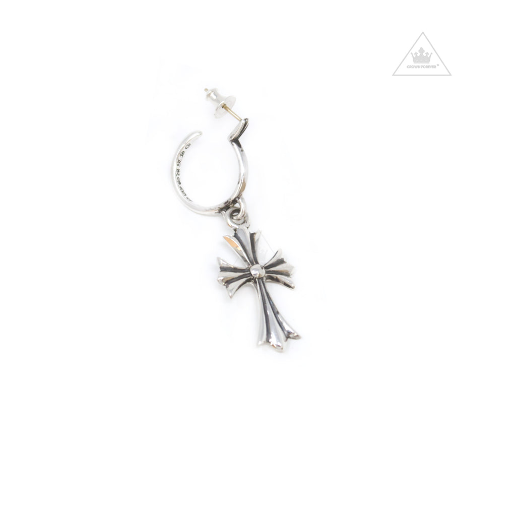 Chrome Hearts Tiny CH Cross Earring 