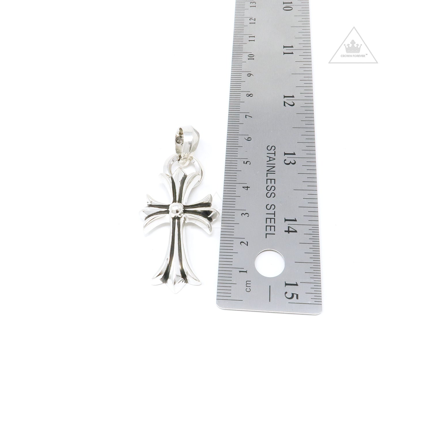 CH Small Cross Pendant with Bale