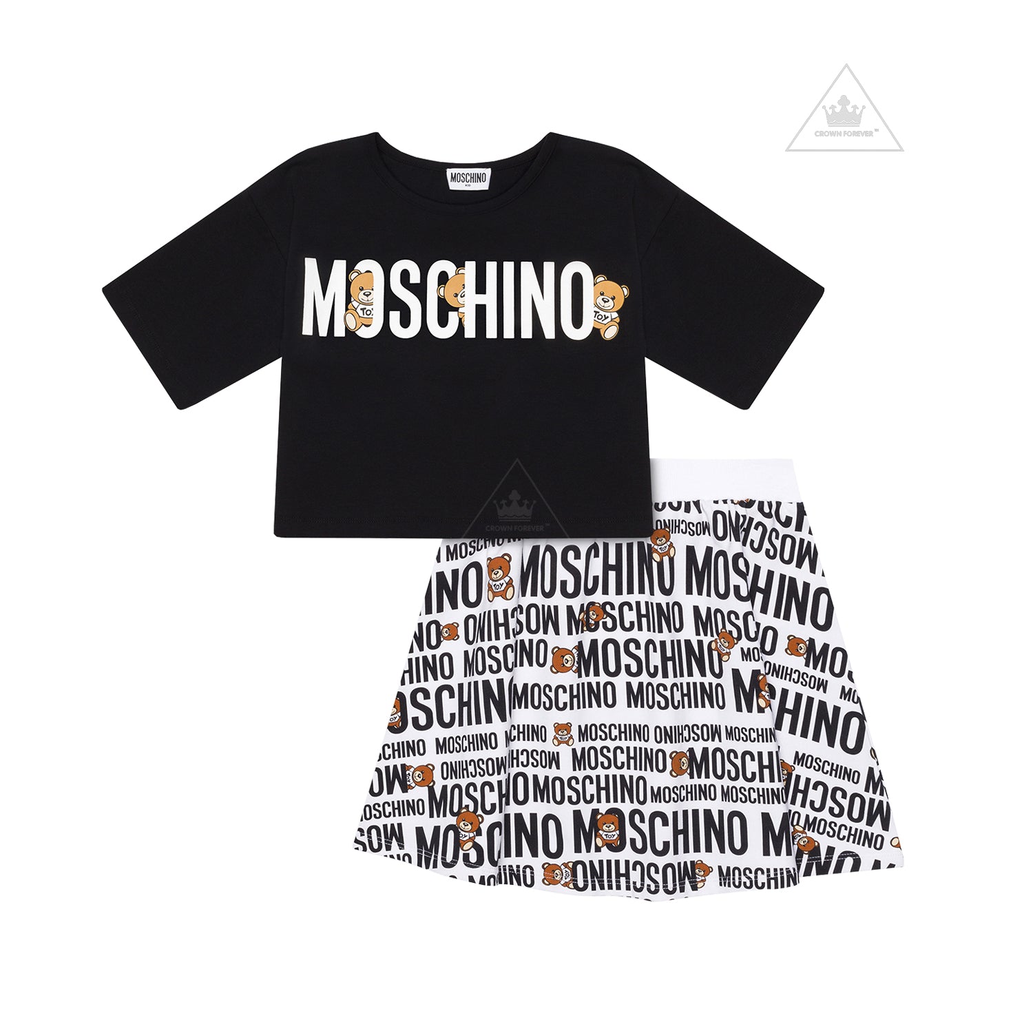 Moschino Kids Girls T-Shirt and Skirt 