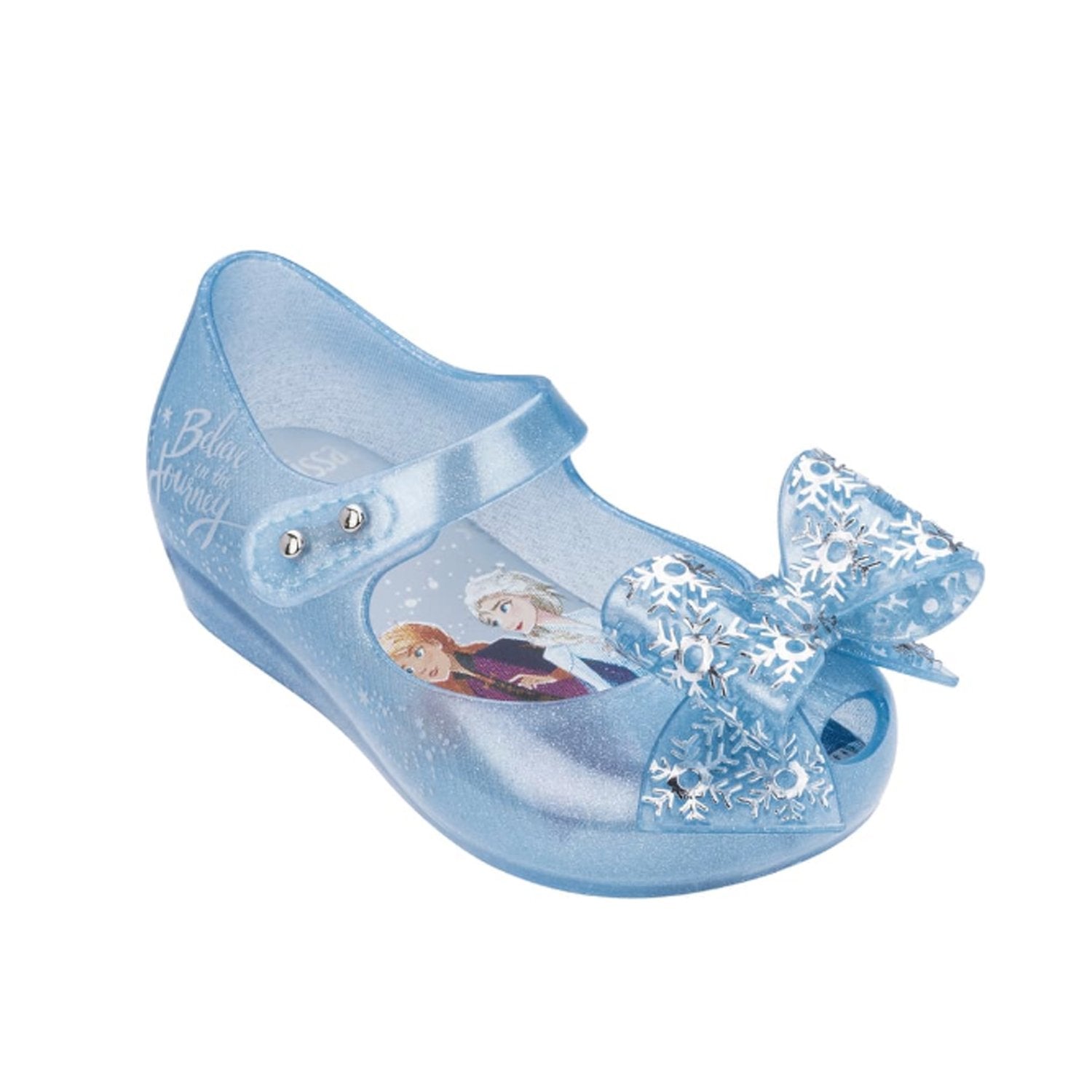 mini melissa blue shoes