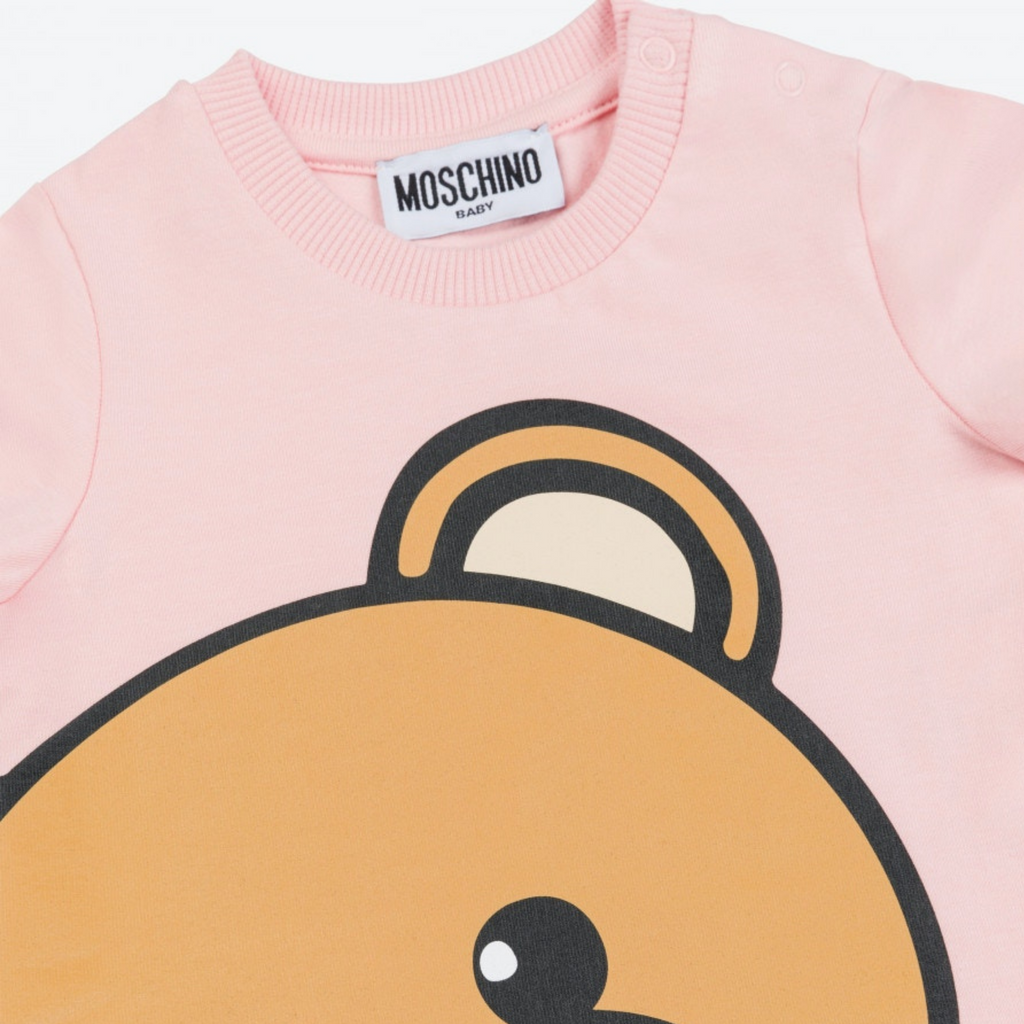 Moschino Kids Teddy Bear Logo T-Shirt - Orange – Mom Loves Me Children  Boutique