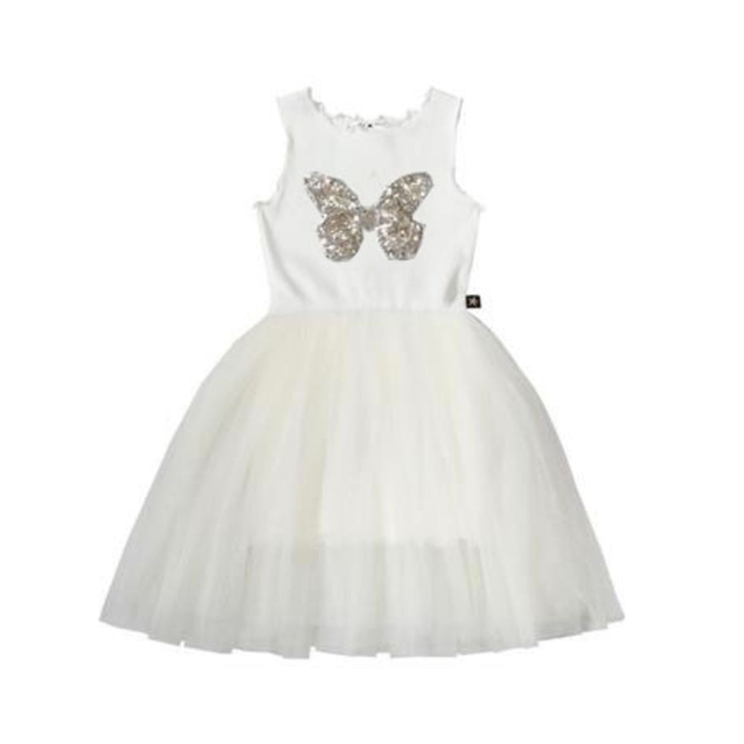butterfly white dress