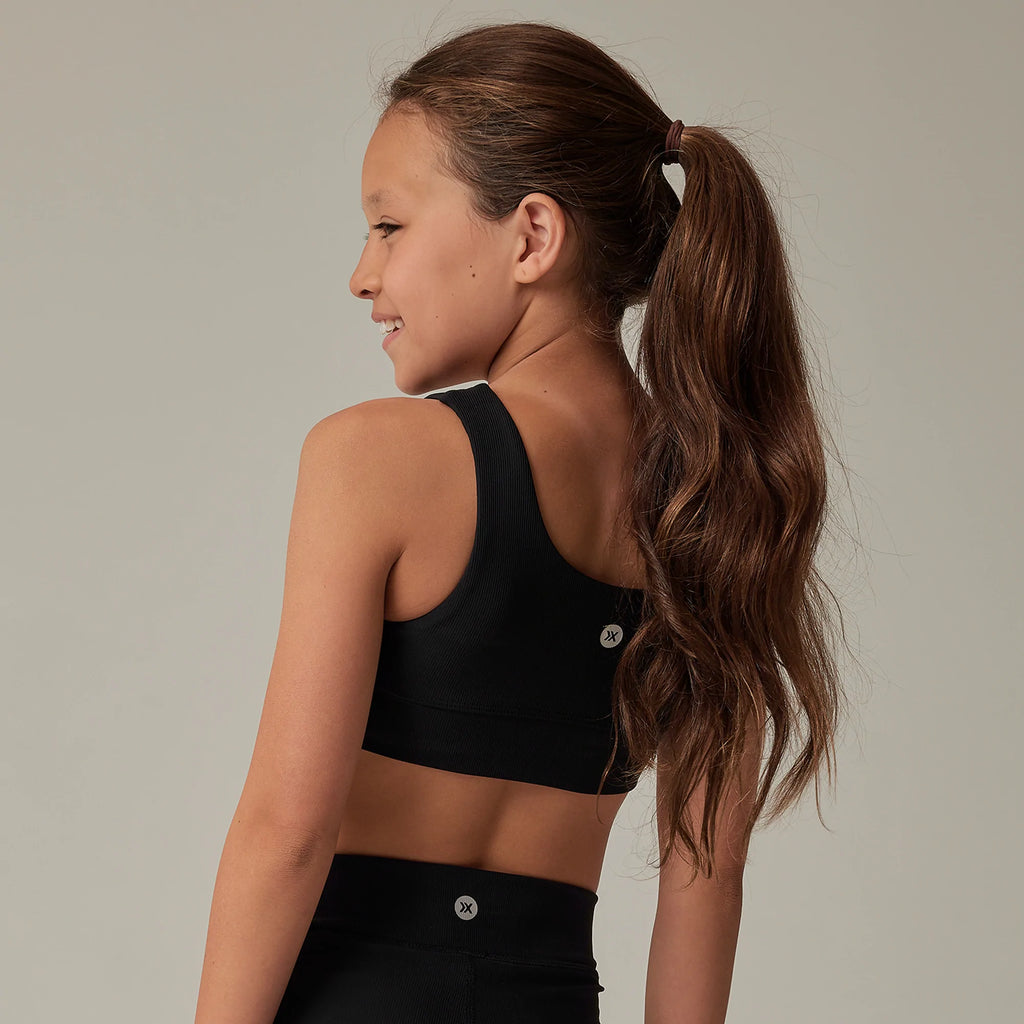 Play x Play Back Ribbed Sports Bra - Black – Dreams of Cuteness