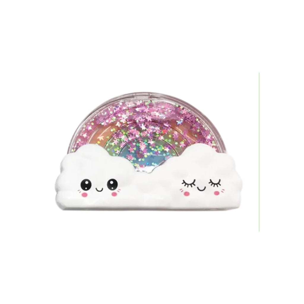 Iscream Unicorn Tie Dye Furry Pencil Case