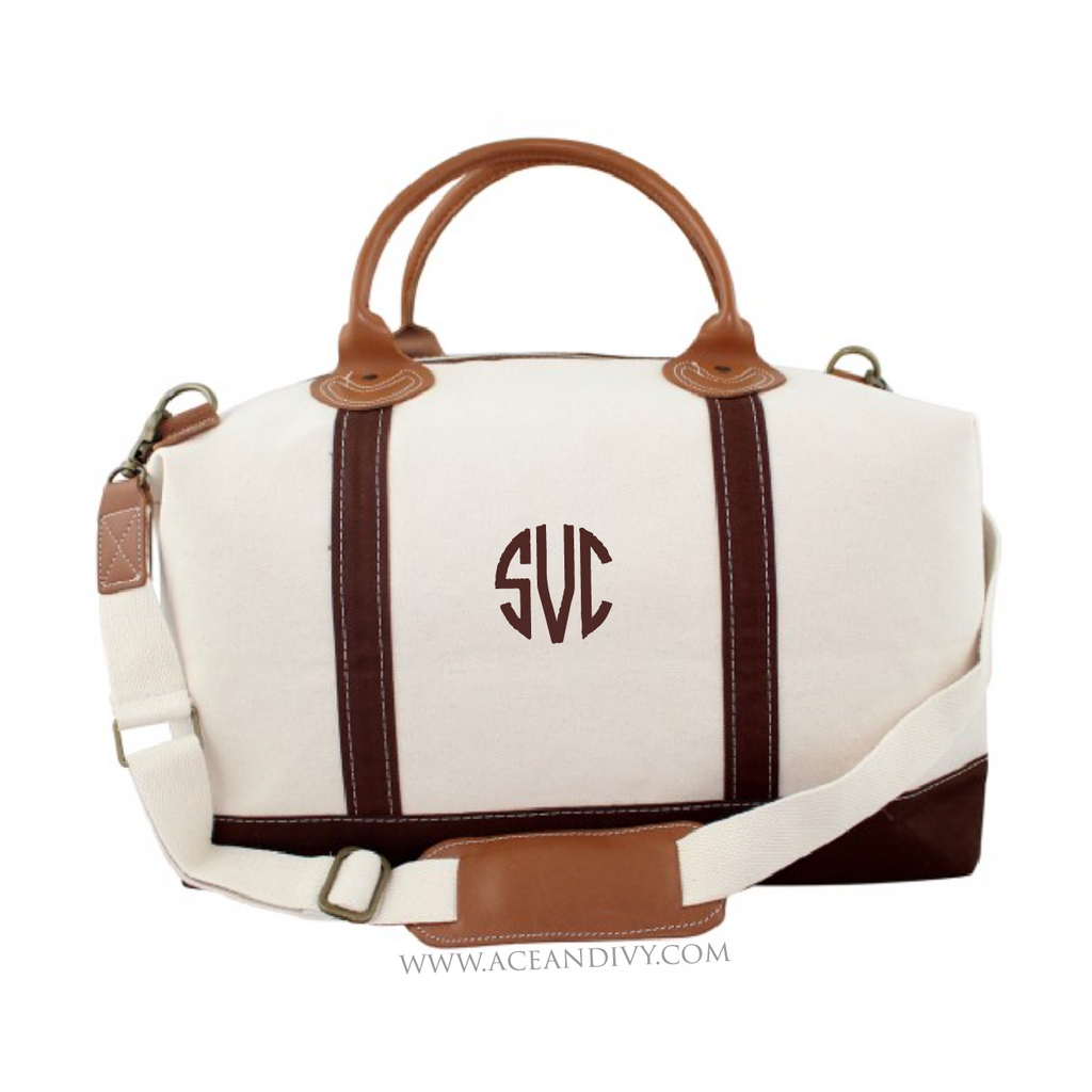 Monogrammed Weekender Bag – Ace & Ivy