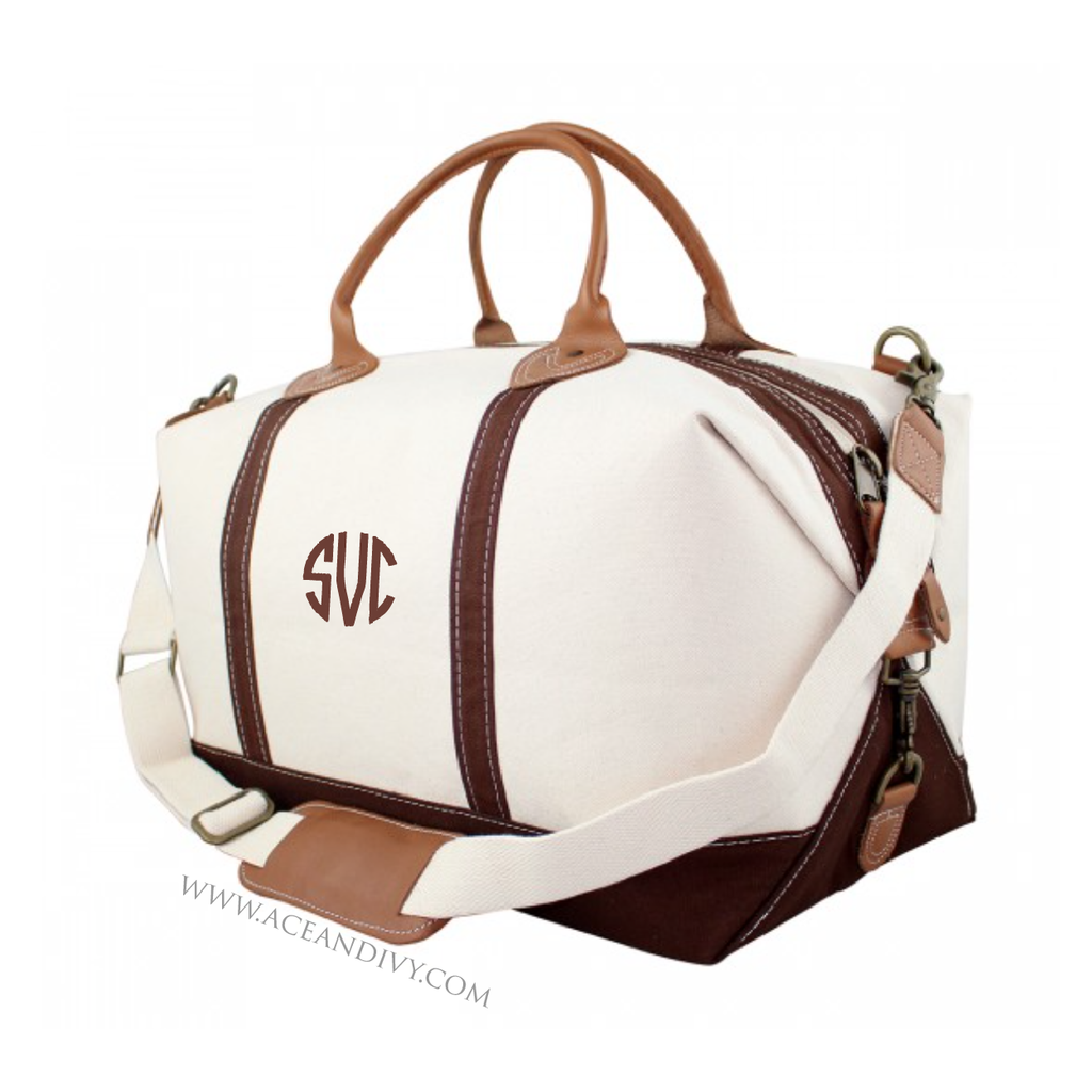 Monogrammed Weekender Bag – Ace & Ivy