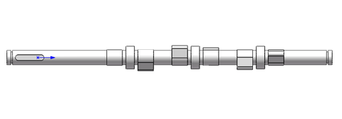 a. The camshaft controls valve opening and closing actions and drives the distributor. While the camshaft's rotational speed in a four-stroke engine model is half that of the crankshaft, it remains high and experiences significant torque. Consequently, the cam's strength and support are crucial in design. The GSV6 camshaft employs higher-strength stainless steel and features a full-support design with copper bearings for enhanced working efficiency.  b. Among the various parts and components of an engine, the valvetrain is of utmost importance. The camshaft, in particular, is the most crucial and pivotal component of the valvetrain. It determines the valve lift profile and valve timing, influencing the engine's intake and exhaust volume, and thus its power output. The GSV6 adopts a single overhead camshaft (SOHC) configuration, a top-mounted valvetrain design. The primary reason for this is that engines with top-mounted valvetrains can use higher compression ratios. SOHC, due to the absence of pushrods and rocker arms, reduces the inertial forces of the valvetrain, minimizing valve flutter tendencies. Moreover, the smaller motion range of SOHC allows for steeper cam profiles, enabling quicker valve opening and closing, with more time spent at full-open position. This improves engine breathing, enhances volumetric efficiency, and thus boosts engine performance, especially at high speeds.