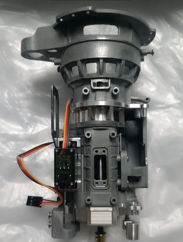 A self-designed pressure plate disconnect clutch type manual five-speed three-speed transmission for Rc oil-driven model car