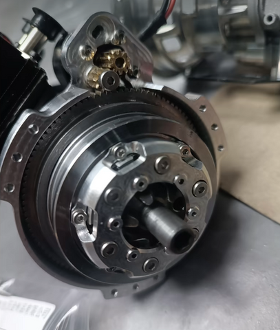 A self-designed pressure plate disconnect clutch type manual five-speed three-speed transmission for Rc oil-driven model car