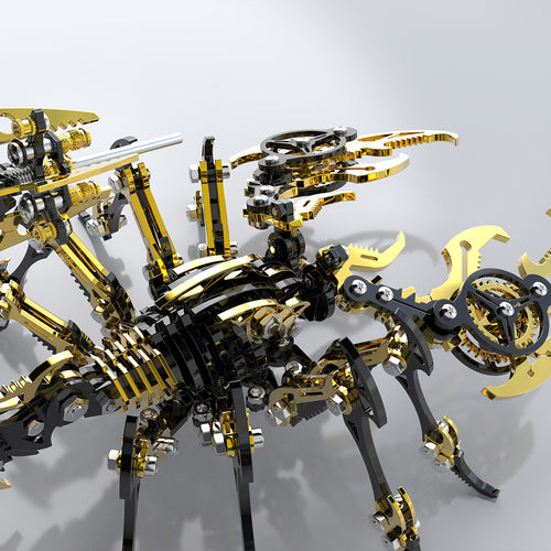 3D DIY Mechanical Punk Scorpion Animal Metal Puzzle Model Assembly