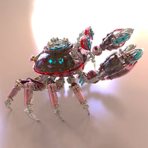 3D Metal Mechanical Crab Assembly Model Kit-666PCS Nav Image 14
