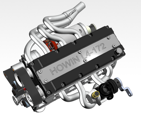 HOWIN L4-172 17.2cc SOHC Inline 4 Cylinder FOUR Stroke 15000 rpm