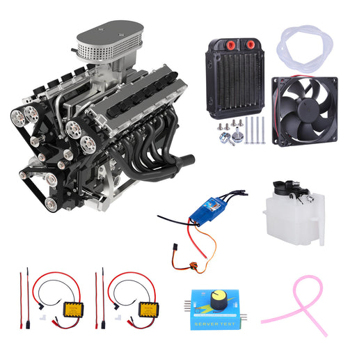 ENJOMOR V12 Engine GS-V12 72CC DOHC 4-Stroke 12-Cylinder 48