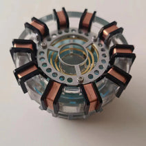 Magnetic Levitation Reactor with Light and Wooden Base Creative Sci-Tech Model Nav Image 9