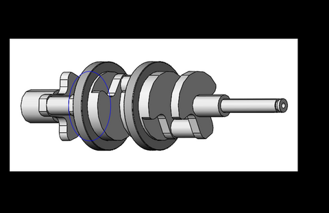 Product Highlights - Full Bearing Support a. Full bearing support helps reduce friction on the crankshaft, lowering rotational torque and ensuring greater stability during high-speed crankshaft operation.  b. During high-speed engine operation, the crankshaft must endure tension from the pistons, significant thrust generated as the pistons move in their strokes, and the centrifugal forces due to the crankshaft's own high-speed rotation. In such scenarios, full bearing support provides robust backing for the crankshaft, preventing deformation and breakage.