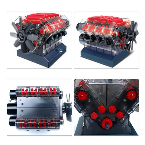 V8 engine model kit