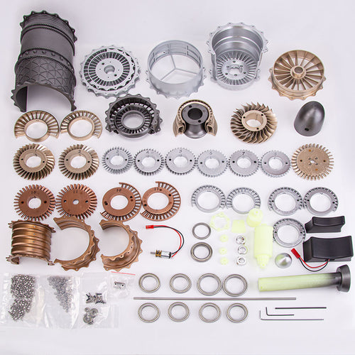  LETOY Turbofan Frighter WS-15 Engine Kit, 150+Pcs Metal  Turbofan Engine for Adults That Works, 1/20 DIY Assembly 3D Metal Kit  Technology Experiment Model : Toys & Games