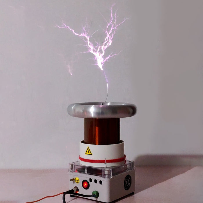 SSTC AC90V～250V Solid-state Artificial Lightning Maker Tesla Coil with–  EngineDIY