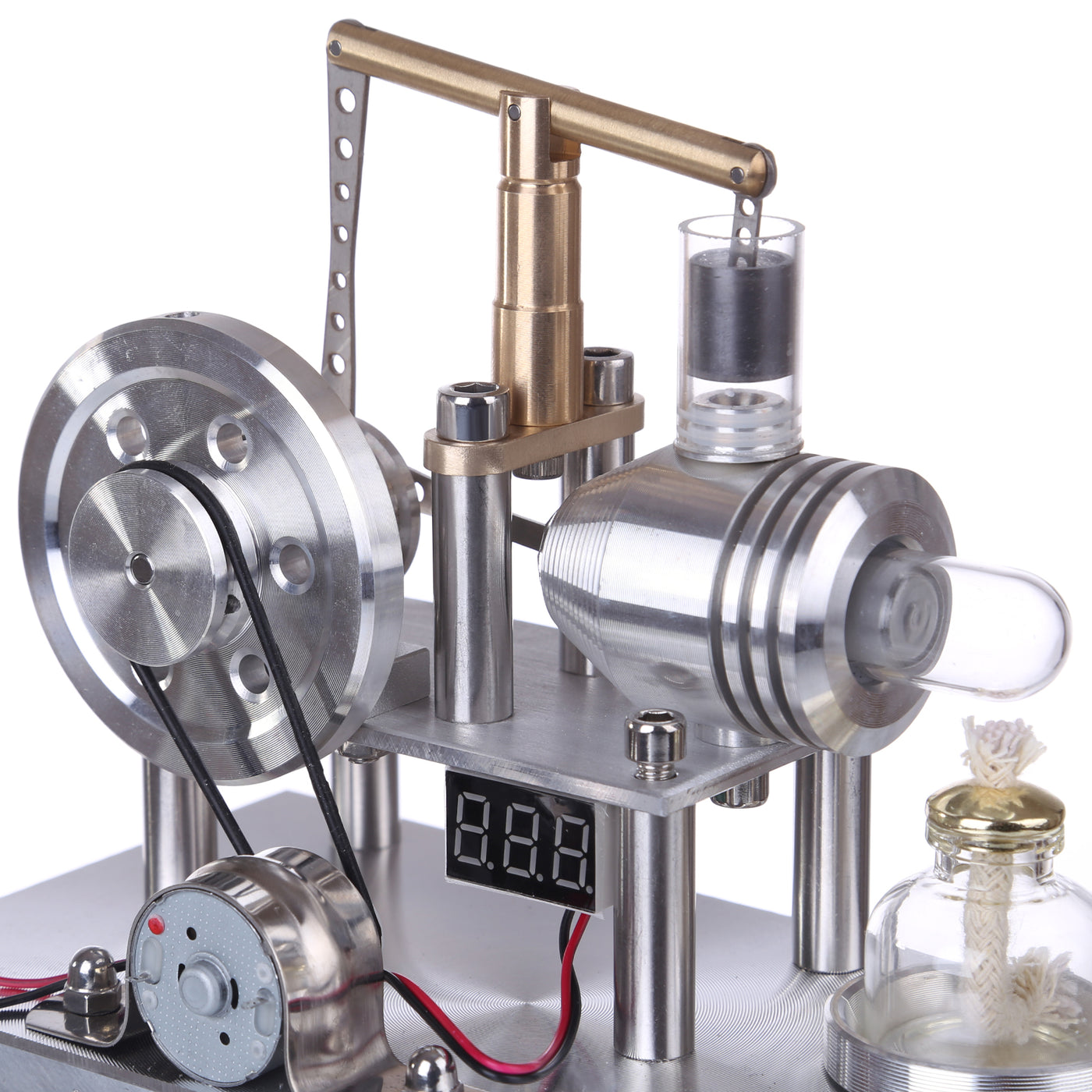 Custom Balance Type Hot Air Stirling Engine Generator Model with Volta ...