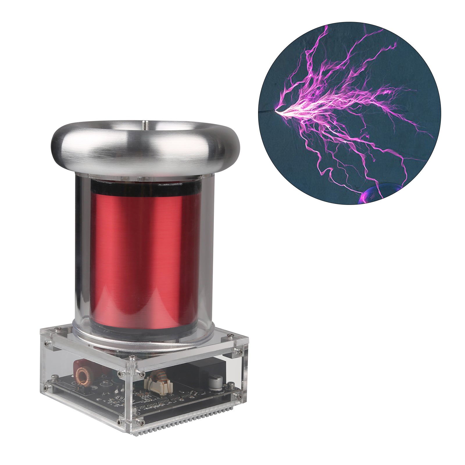 Tesla Music Coil with 20cm Lightning Storm Experimenting Device