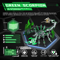 3D Puzzle DIY Model Kit Jigsaw Metal Scorpion King Mechanical Assembly Crafts-200PCS+ Nav Image 23