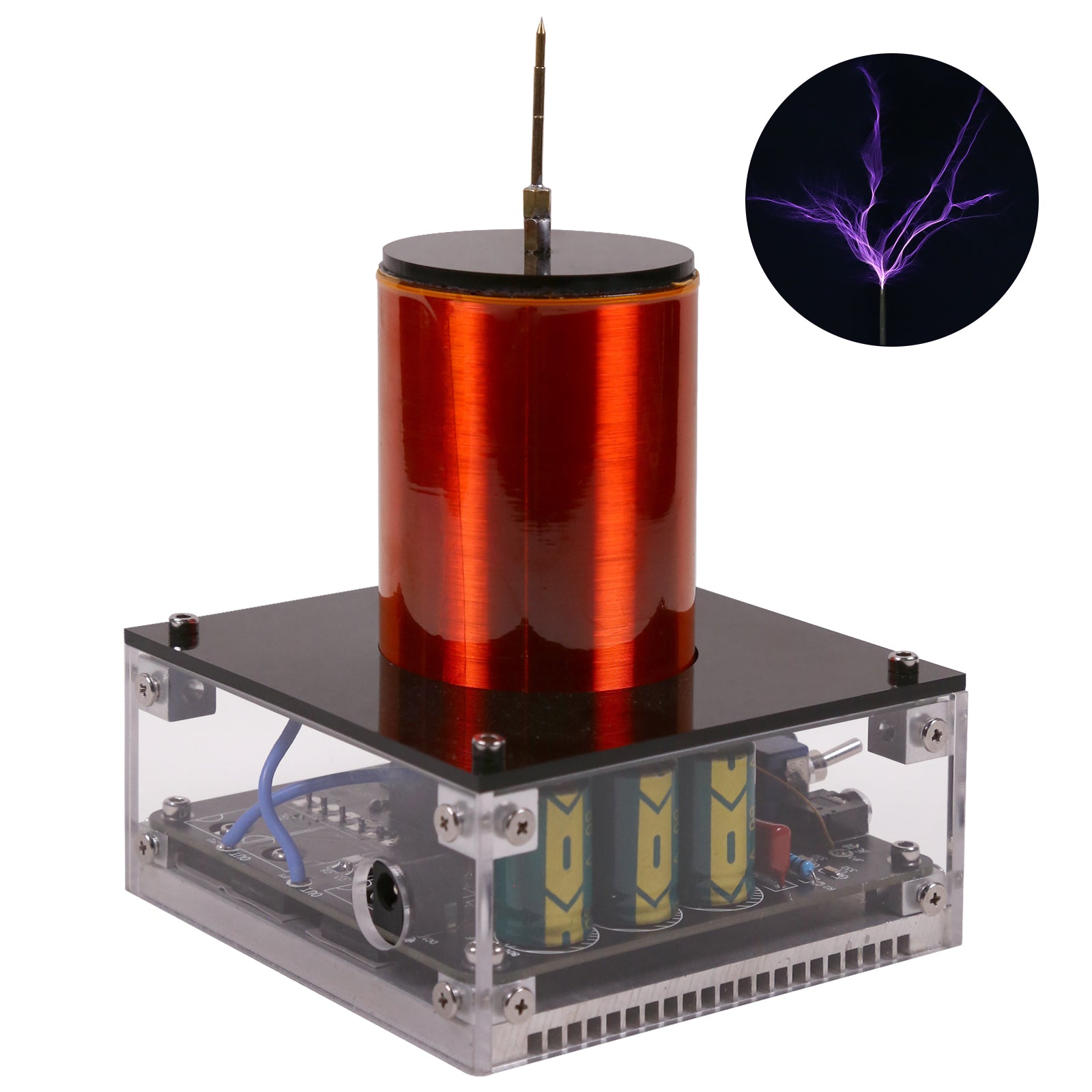 Bluetooth Musical Tesla Coil - Mini Wireless Double E Class SSTC