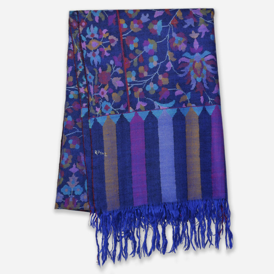 navy blue pashmina shawl