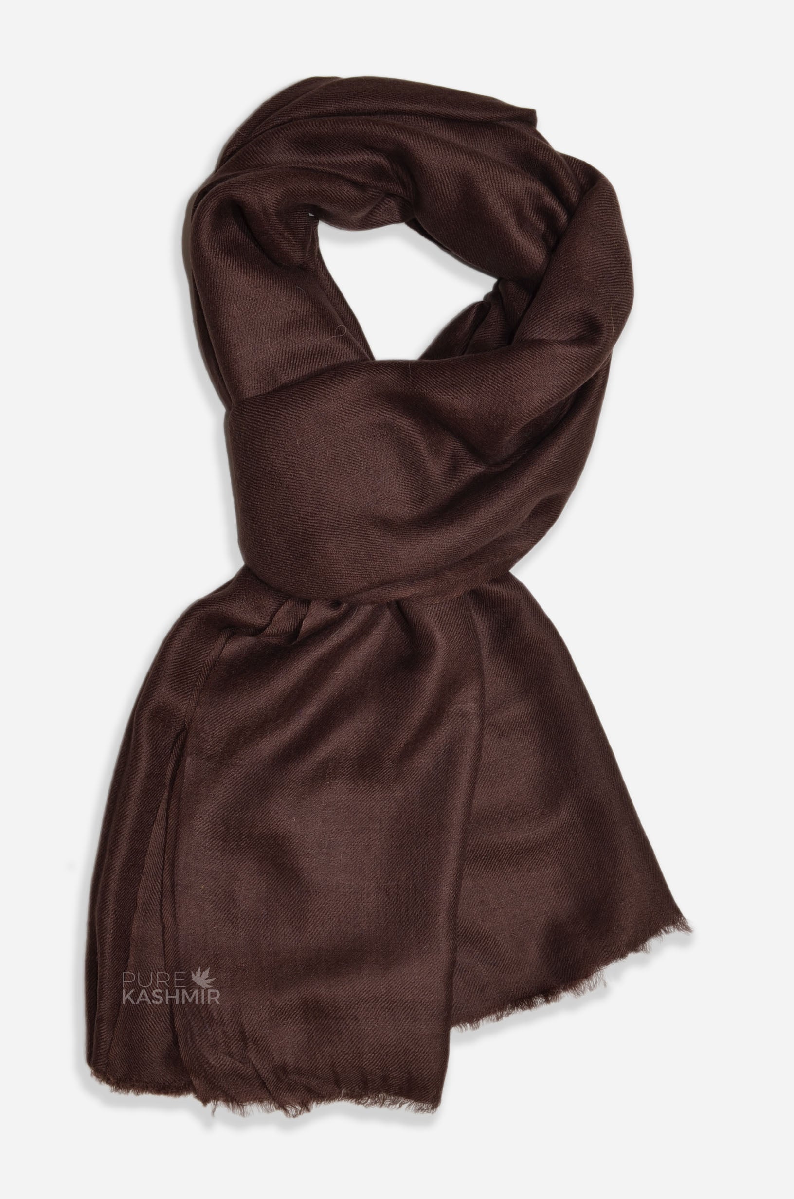 Brown Cashmere Scarf/Shawl 