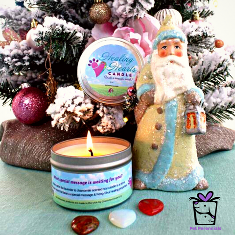 Healing Hearts Candle Pet Loss Remembrance Stocking Stuffer Pet Loss Gift