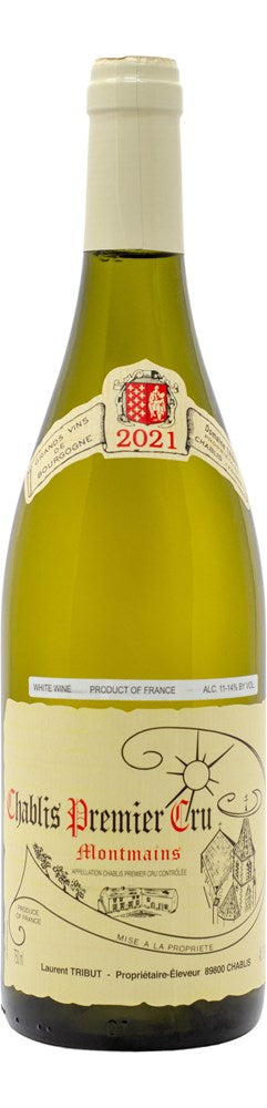 2021 Laurent Tribut Chablis 1er Cru Montmains 750ml