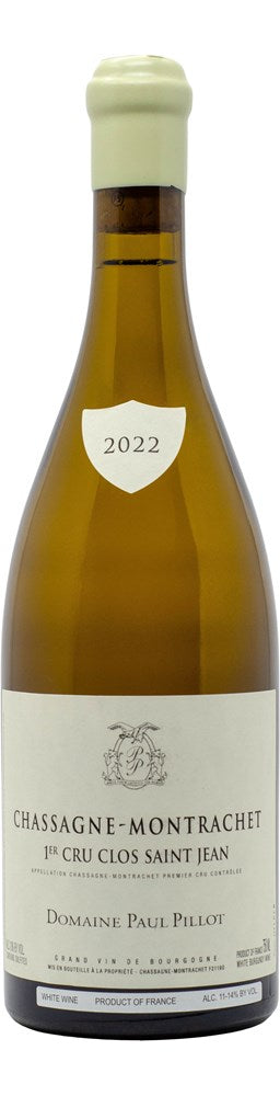 2022 Paul Pillot Chassagne-Montrachet 1er Cru Clos St. Jean 750ml