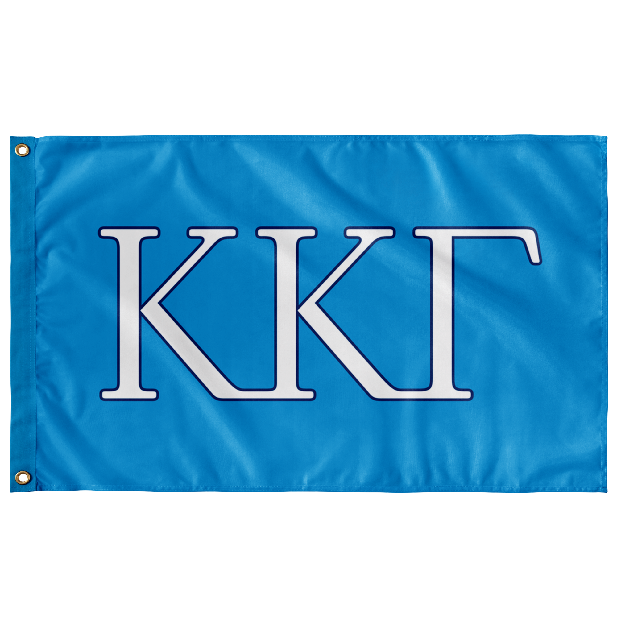 Kappa Kappa Flag - Gamma Blue, White & Kappa Blu – DesignerGreek2