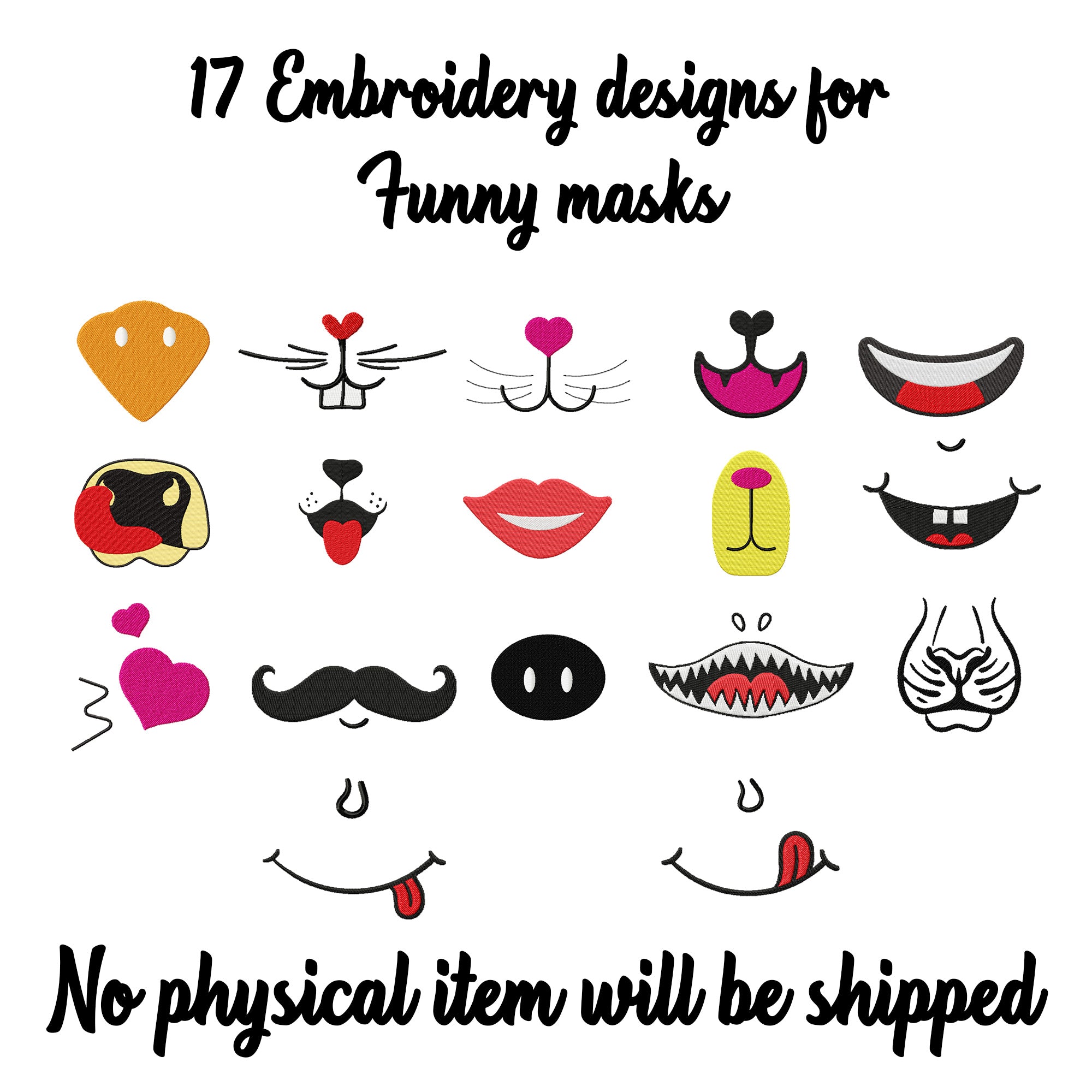 Mouth Mask Sewing Pattern, Cotton Mask Embroidery Designs ...
