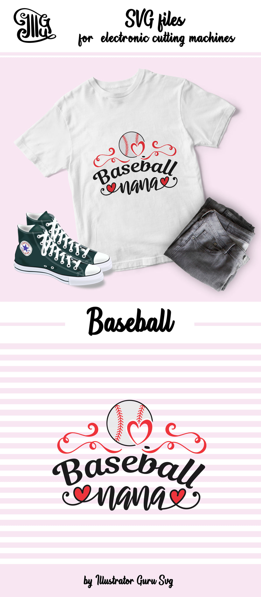 Download Baseball Nana Svg for Baseball Shirts for Grandma ...