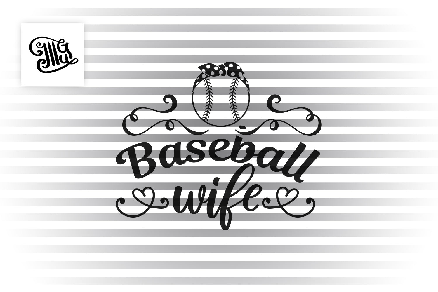 Baseball wife SVG for baseball shirts nad hats ...
