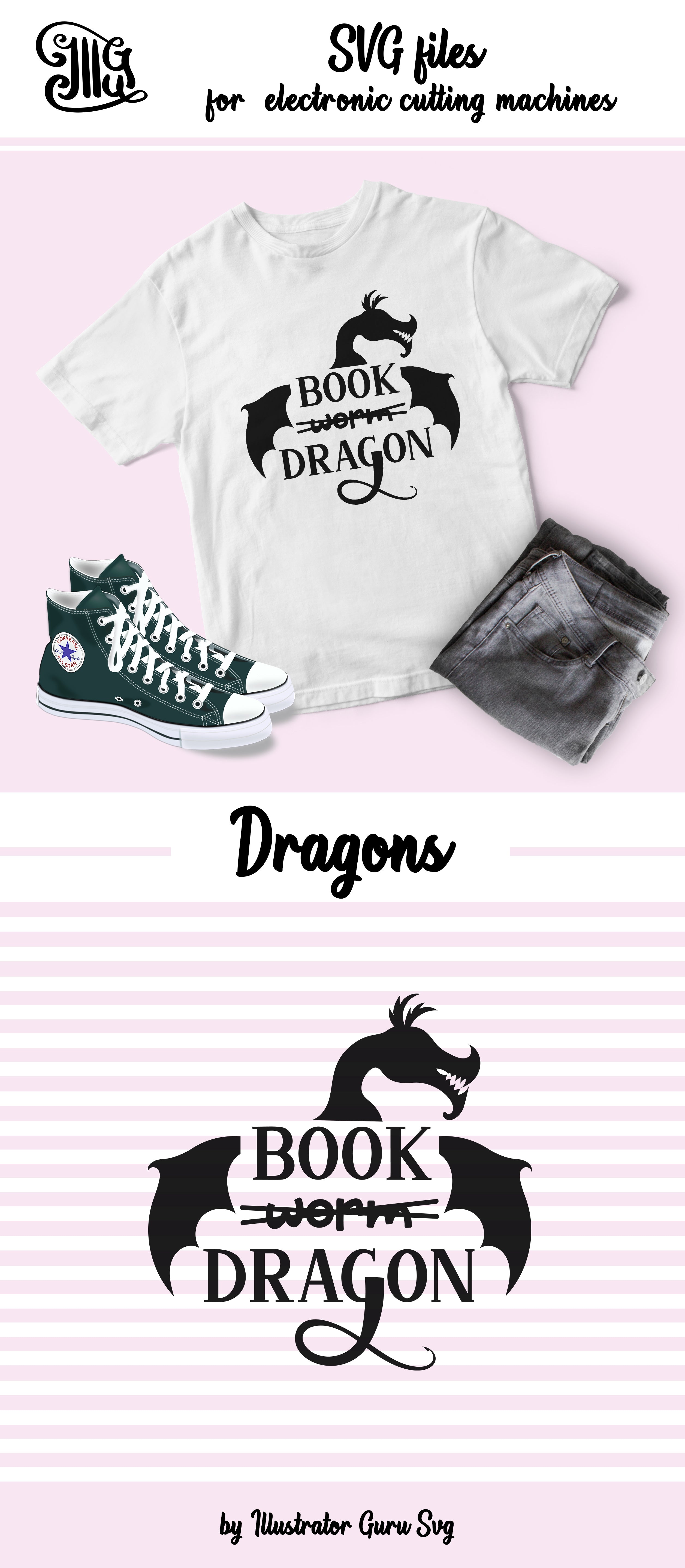 Download Book Worm Dragon Svg Teacher Svg Dragon Svg Illustrator Guru