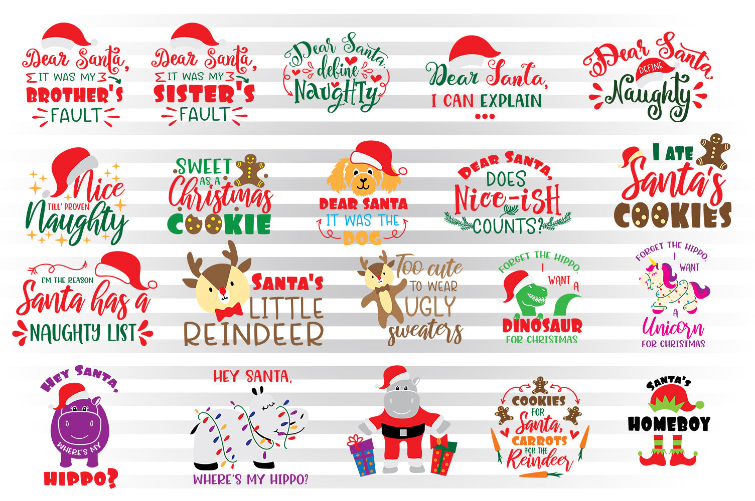 Download Christmas SVG Bundle, Christmas Clipart for Kids ...