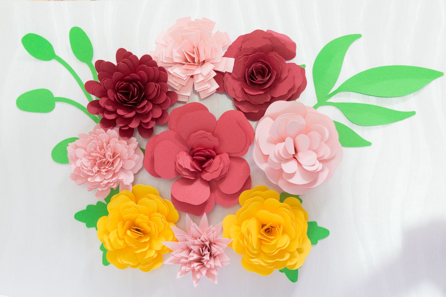 Download 9 rolled paper flower svg for 3D rolled flowers with ...