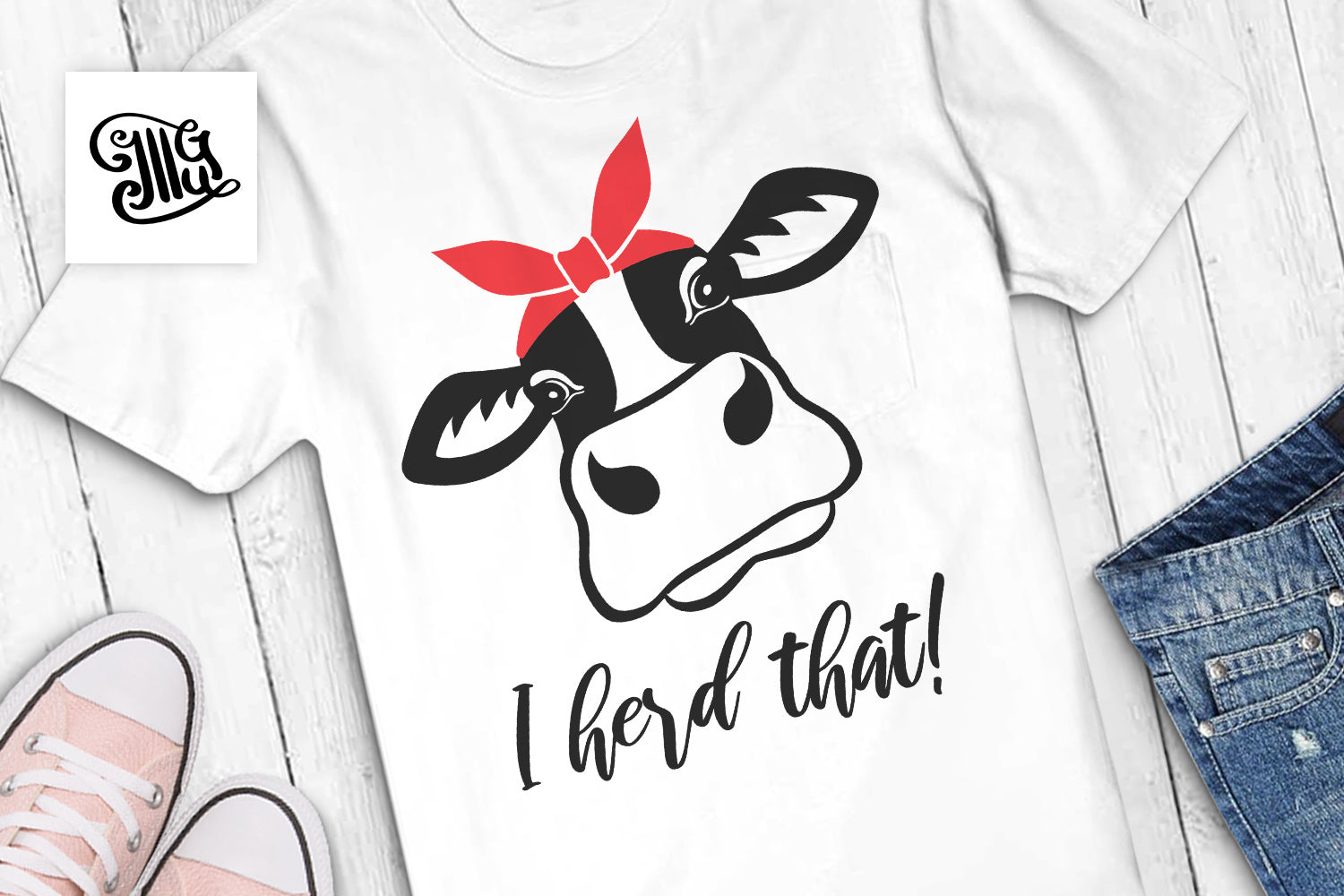 Download I Herd That Svg Heifer Svg Cow Svg Cow Head Svg Cow Clipart Banda Illustrator Guru