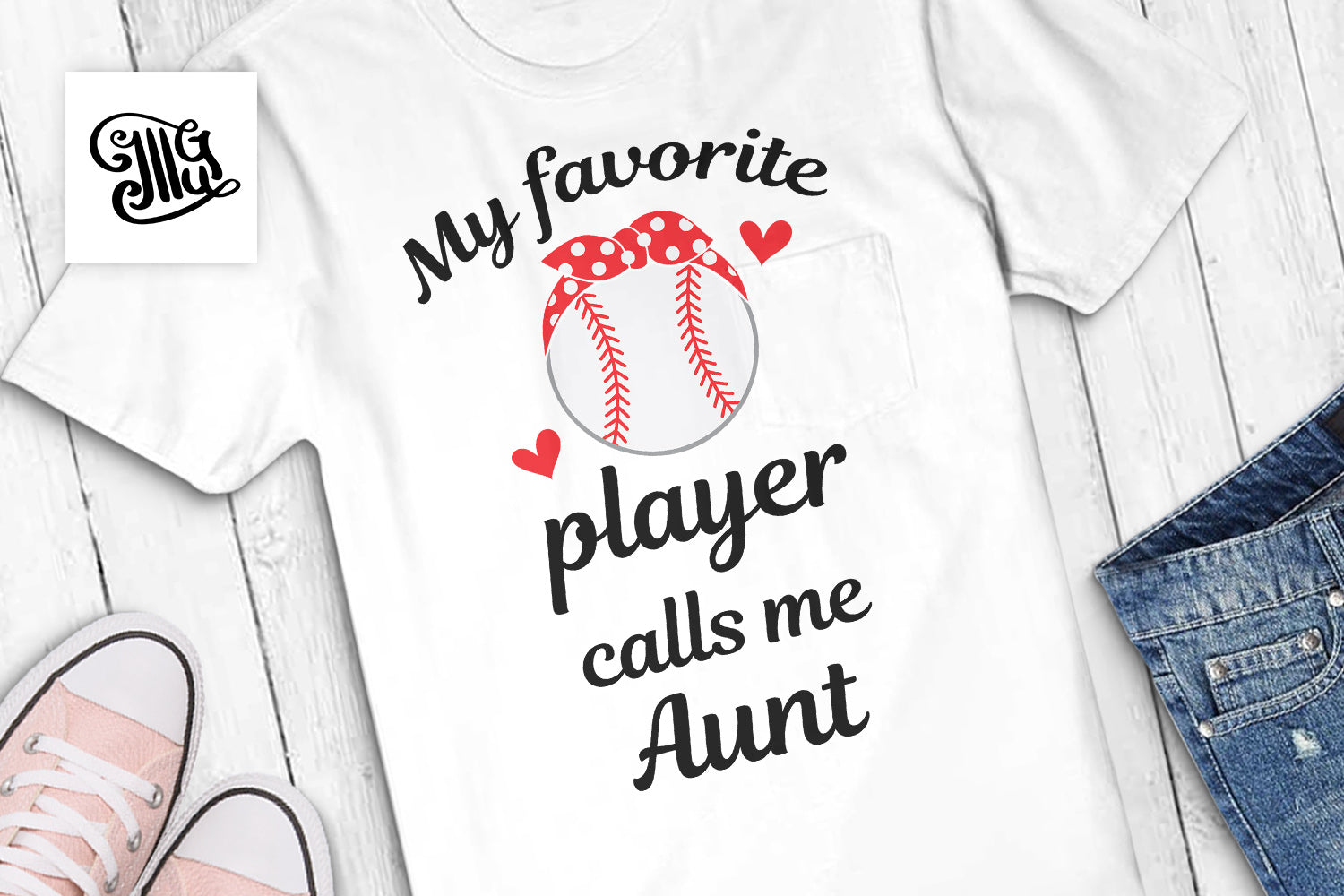 Download Baseball Aunt Svg Baseball Clipart Baseball With Bandana Png Sublima Illustrator Guru