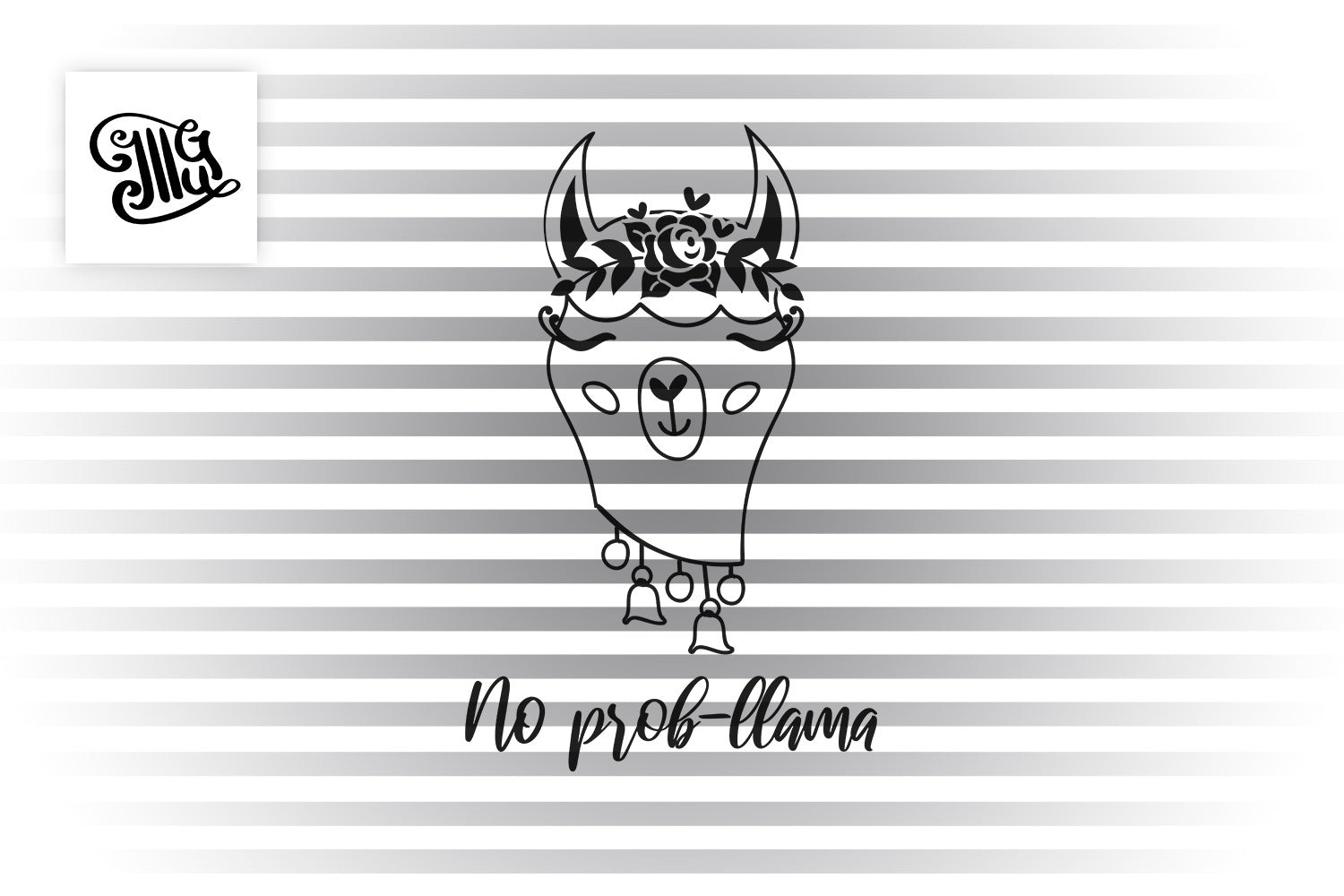 Download No Prob Llama Svg Mother S Day Svg Llama Svg Llama Face Svg Ll Illustrator Guru