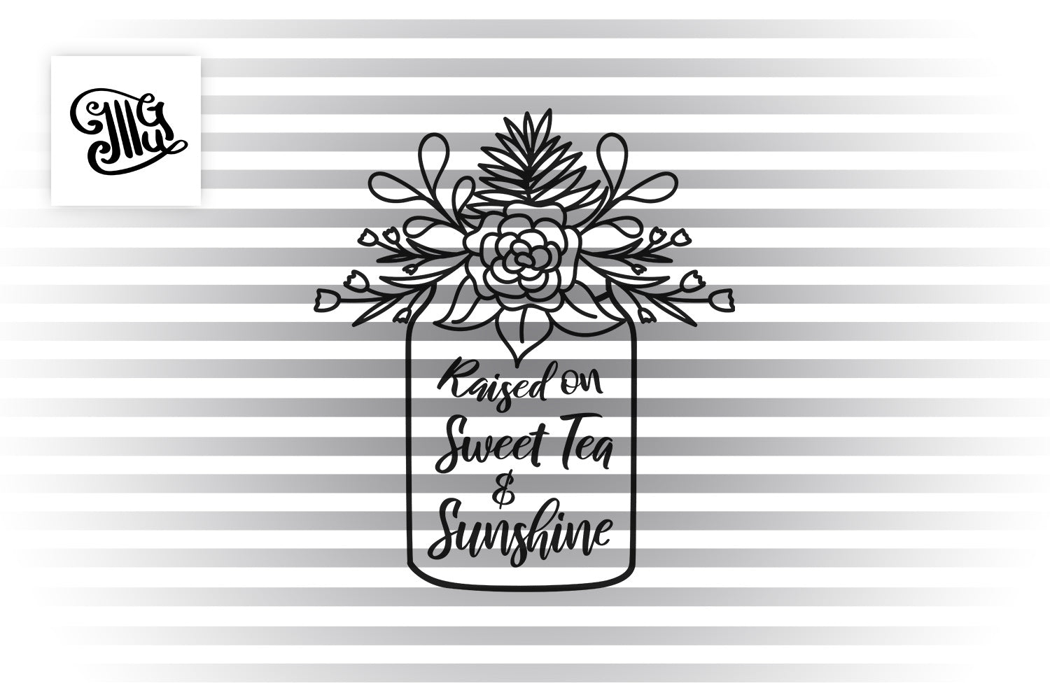 Free Free 80 Flower Svg Free Mason Jar Flowers Svg SVG PNG EPS DXF File