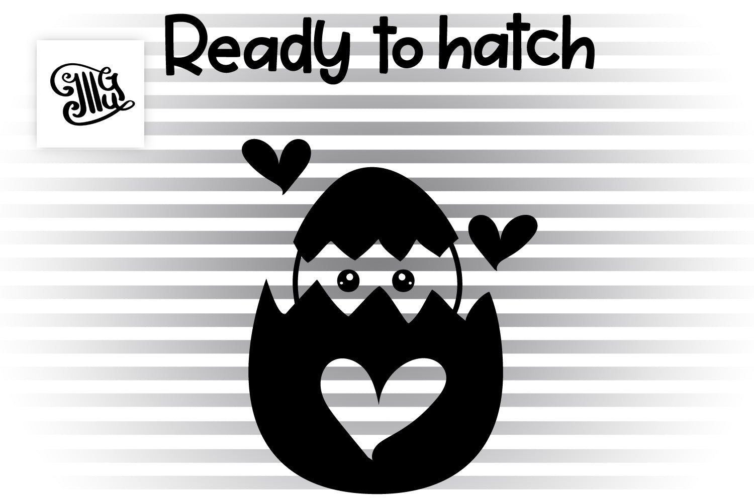 Download Ready To Hatch Svg Pregnancy Svg Chick Hatching Egg Svg Baby Girl A Illustrator Guru