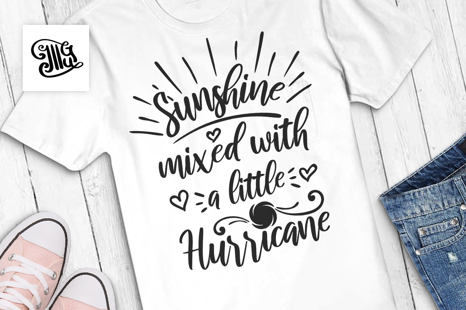 Download Sunshine Mixed With A Little Hurricane Svg Southern Svg Sassy Svg Illustrator Guru