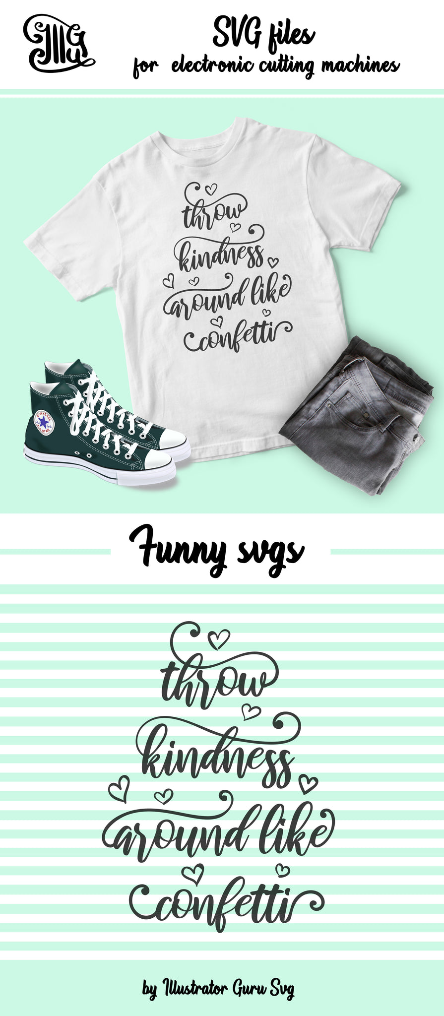 Download Throw Kindness Around Like Confetti svg | positive quote ...