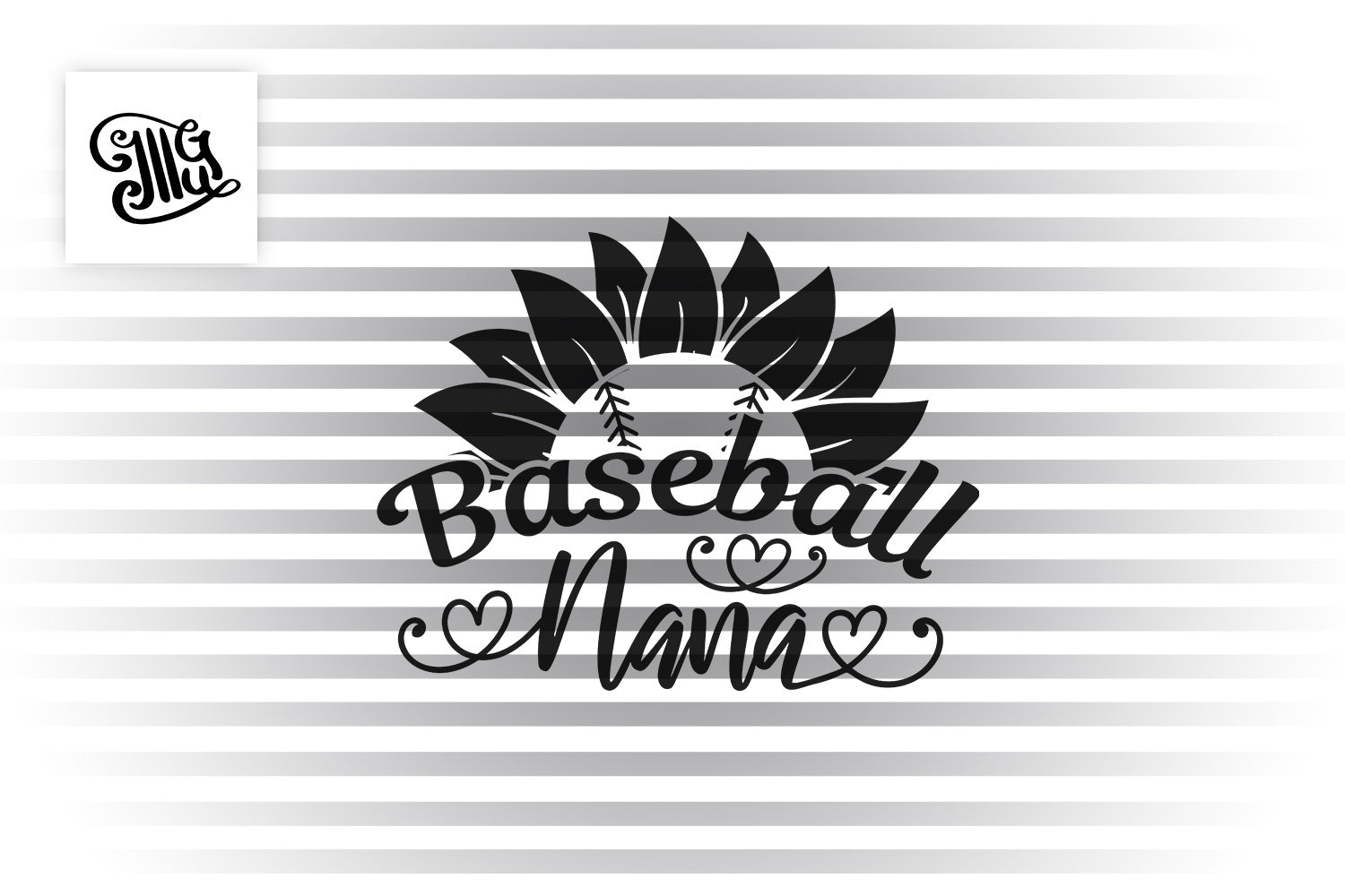 Download Baseball Nana Svg With Sunflower for Baseball Shirts for ...