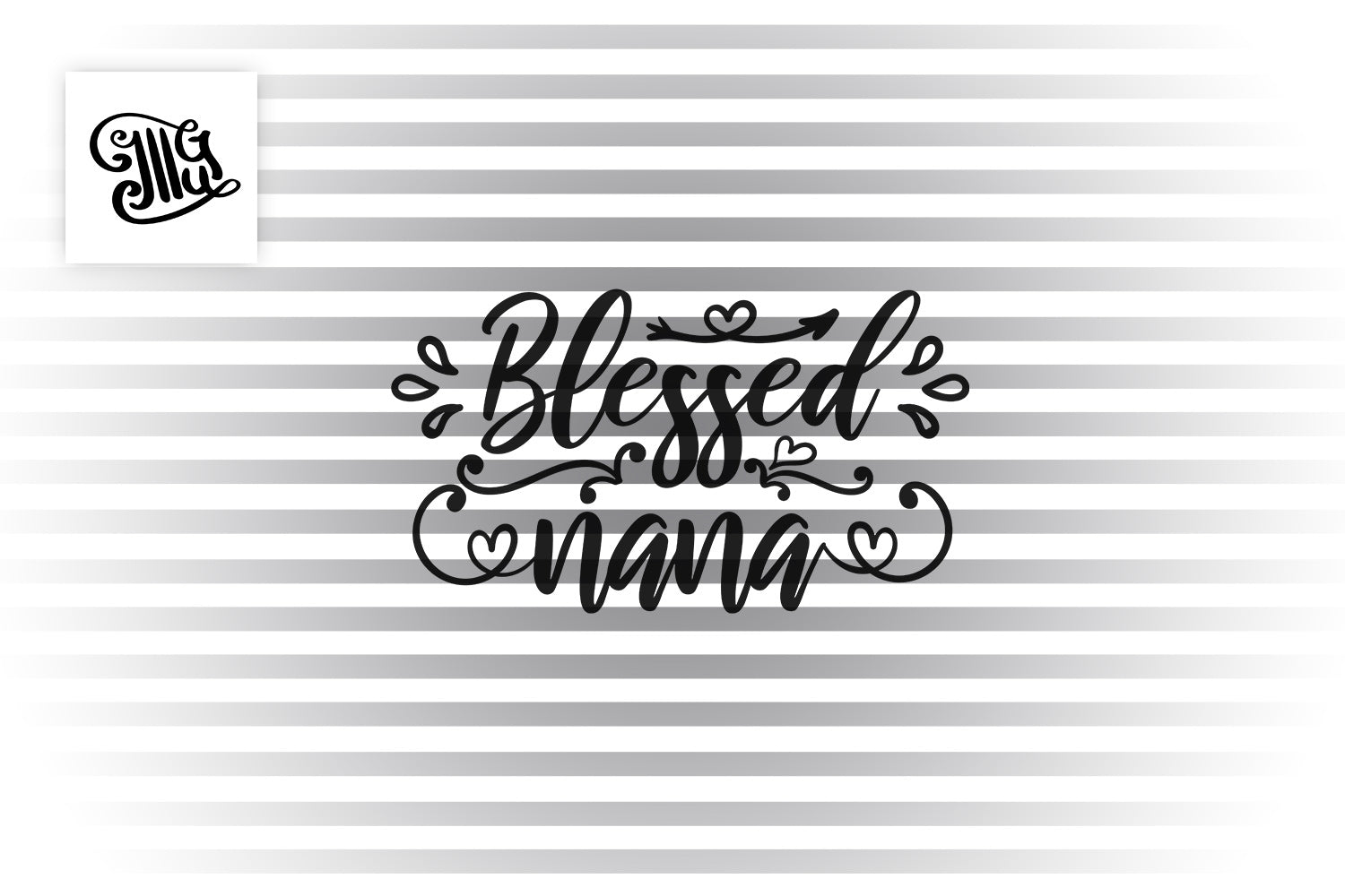 Blessed Nana Svg Southern Svg Southern Grandma Svg Mothers Day S Illustrator Guru